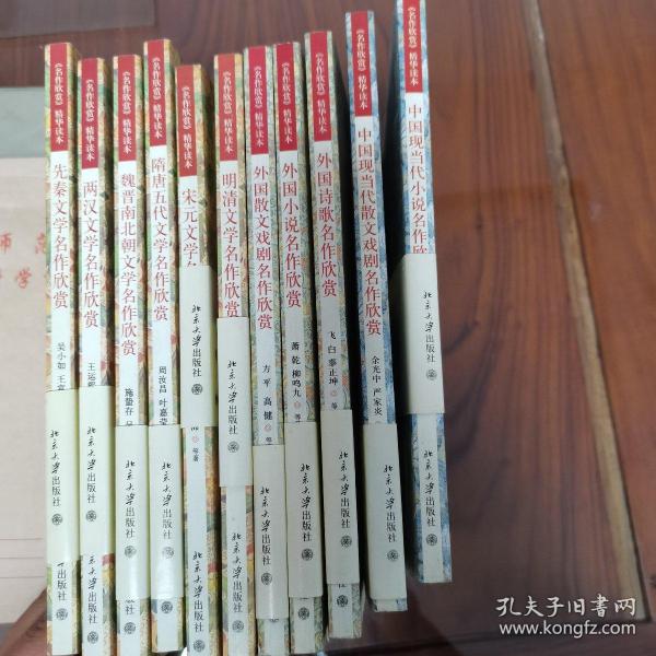 《名作欣赏》精华读本中国现当代小说散文戏剧名作欣赏（11本）2.2