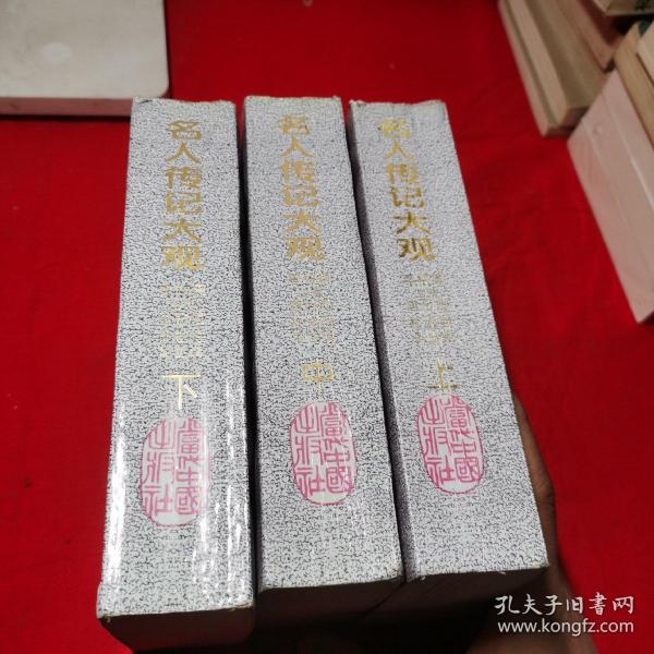 名人传记大观 上中下