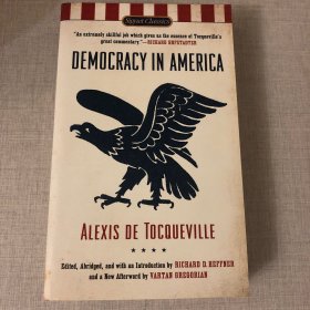 Democracy in America 论美国的民主 英文原版 托克威尔