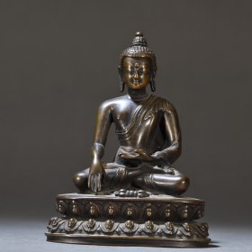 清代 铜制释迦牟尼佛像