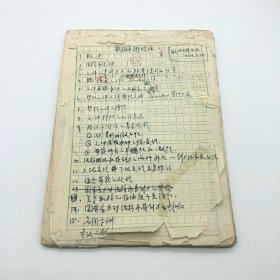 著名混凝土结构、核工程结构著名学者，我国第一代大型核反应堆工厂设计人之一蔡绍怀(1929-2015),2004年撰《极限平衡理论》珍贵手稿一部七十五页