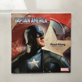 Captain America: The First Avenger Read-Along Storybook and CD 美国队长3 英文原版  带CD