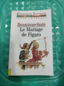 Beaumarchais Le Mariage de Figaro法文原版