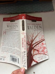 英文 HENRY DAVID THOREAU WALDEN