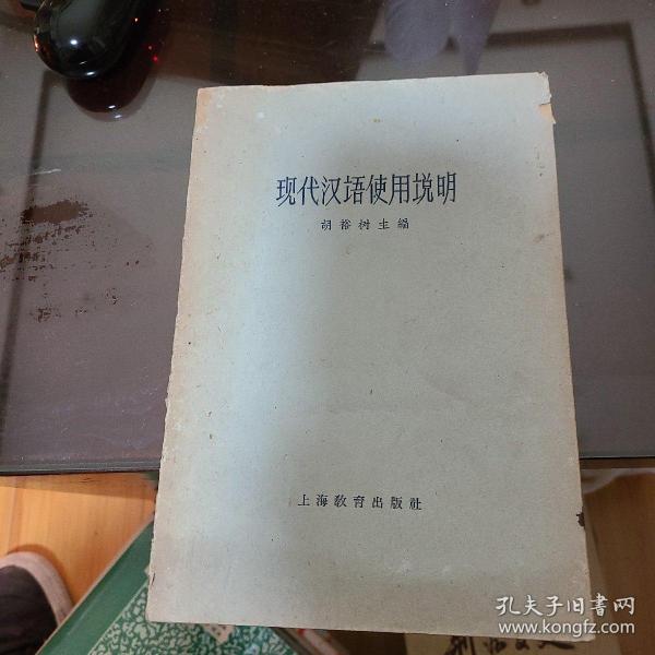 现代汉语使用说明