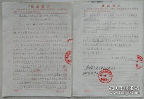 华中师范大学化学系系主任，教授，博士生导师宁远谋亲笔钤印手稿