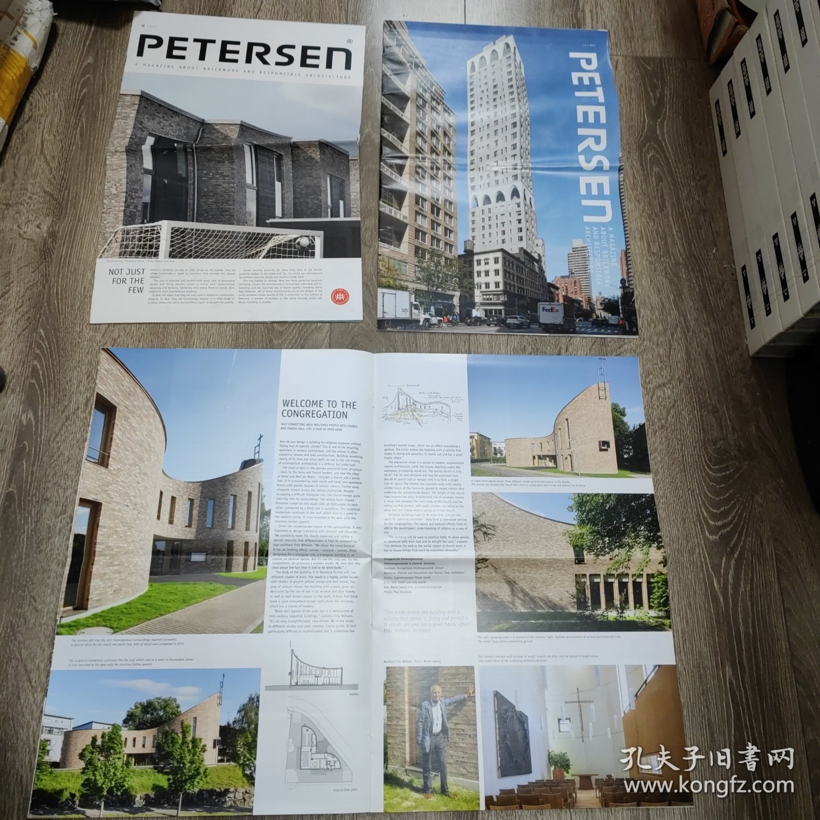 PETERSEN A MAGAZINE ABOUT BRICKWORK AND RESPONSIBLE ARCHITECTURE 44/2021+33/2015+28/2013