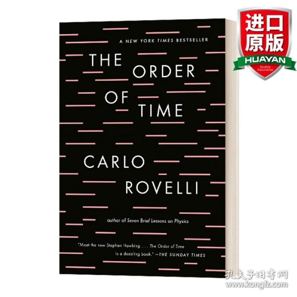 英文原版 The Order of Time 时间的秩序 英文版 进口英语原版书籍