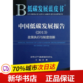 低碳发展蓝皮书·中国低碳发展报告：政策执行与制度创新（2013版）