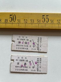 （店内满100元包邮）老火车票：1994年22元面值硬座，洛阳东经鸦雀岭至宜昌。每张50元，随机发货，介意勿拍