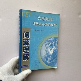 大学英语四级统考快速训练——阅读理解【扉页有字迹 内页干净】