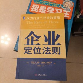 企业定位法则:成为行业三巨头的策略