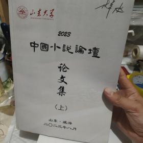 山东大学2023中国小说论壇论文集上中下三本