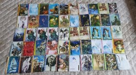 食品卡魔法士绘卷水浒卡大卡96张小卡5张101张合售