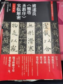 褚遂良雁塔圣教序 实临解密。原价90特价48元