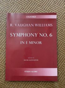 沃恩.威廉斯 e小调第六交响曲（管弦乐总谱）R.VAUGHAN WILLIAMS/第六交响乐（外文乐谱）书籍有些折痕，所以八五品。拍图是真实的，书友自己鉴定