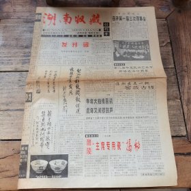 湖南收藏 1998年创刊号，全4版
