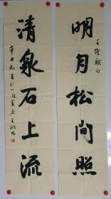 王明忠，1960年生，陝西白水人，號驪山布衣、養心齋主。1978年參軍，曾任接力通信站副站長，師政治部放映員。1989年在西北民族學院完成繪畫學業。曾於陝西華清池管理處文史研究室從事書畫創作、收藏以及碑石研究工作數十年。中國書法家協會會員，陝西省書法家協會會員。師從沈鵬先生。自幼喜愛書畫，從顏真卿多寶塔碑帖起步，又堅持臨二王，習趙文敏法書，鑽研臨摹歷代大家法帖近四十年，擅長小楷、行草、草書。10