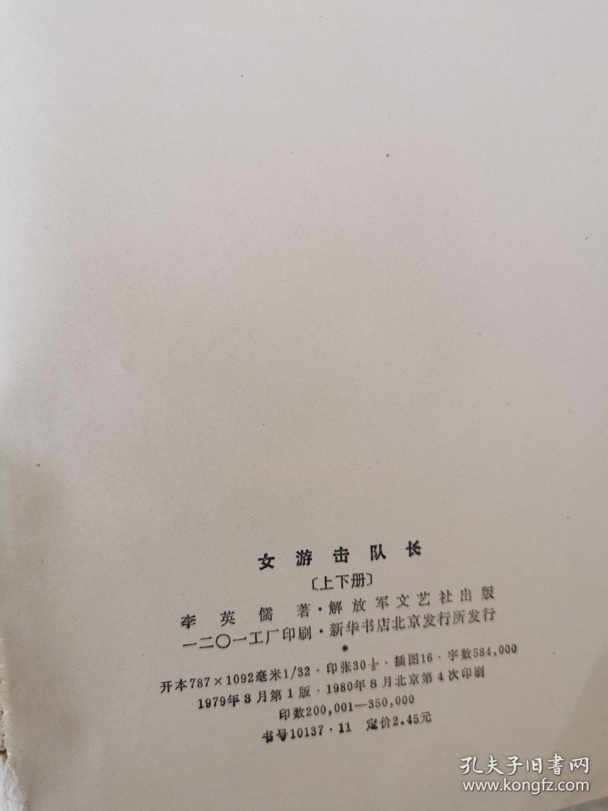 女游击队长 上下册