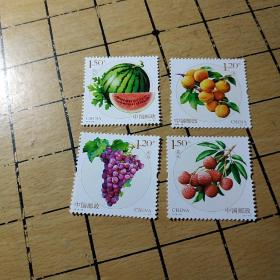 2016年邮票---水果(二)  (面值5.4元)