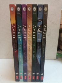 英文原版 Amulet 1-7 Box Set 护身符 神奇宝贝 全彩漫画绘本