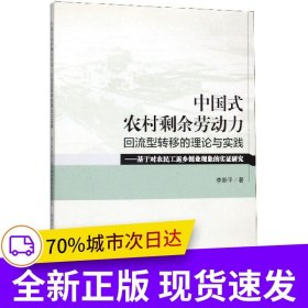 中國(guó)式農(nóng)村剩余勞動(dòng)力回流型轉(zhuǎn)移的理論與實(shí)踐——基于對(duì)農(nóng)民工返鄉(xiāng)創(chuàng)業(yè)現(xiàn)象的實(shí)證研究