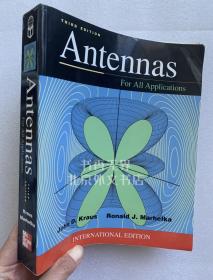 现货 英文原版   Antennas: For All Applications  天线  第三版  John D.Kraus（约翰·D.克劳斯） Ronald J.Marhefka（罗纳德·J.马赫夫克）