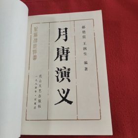 月唐演义