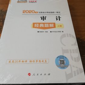 2020年注册会计师官方考试辅导书教材注会 审计 经典题解（上下册） 备考学习过关中华会计网校梦想成真