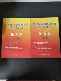 第九届中国婚姻家事法实务论坛 论文集 上下册 全二册 2本合售