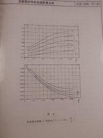 中华人民共和国第一机械工业部，电工专业指导性技术文件，凸极同步电机电磁技术文件
