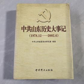 中共山东历史大事记:1978年12月～2002年6月