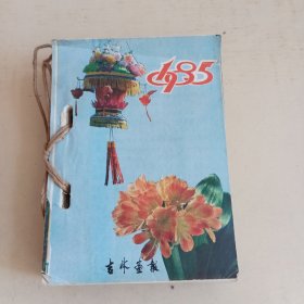 1985年知识台历（有字迹，每月首都有彩图）