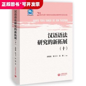 汉语语法研究的新拓展