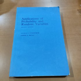 Applications of Probabilty and Random Variables 概率及随机变量的应用（第2版）英文