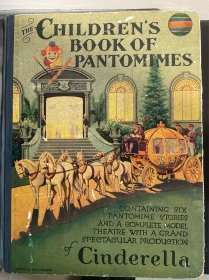 children s book of pantomimes 古董童书童话故事剧场模型