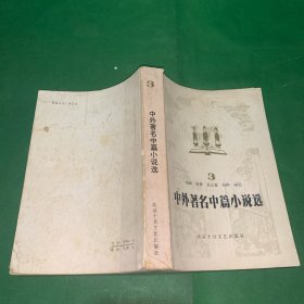 中外著名中篇小说选3【内含鲁迅、蒋光慈、矛盾、丁玲、郁达夫、吴组缃、沈从文、张天翼、叶紫作品，每位作者作品前面都有作者本人精美画像，后面有作者生平。】