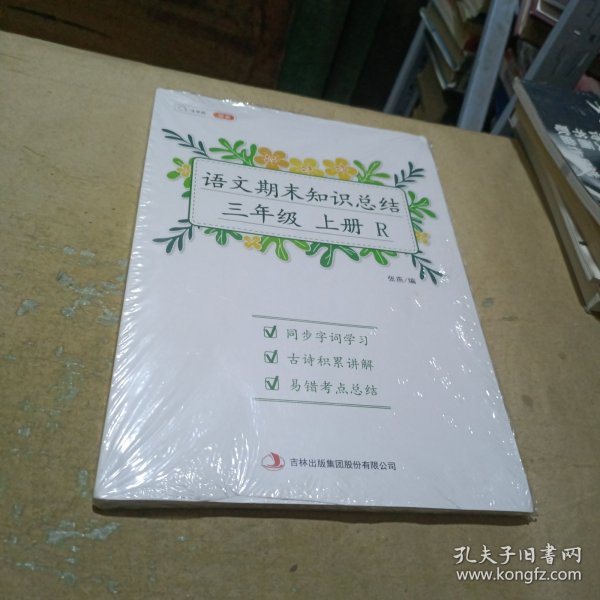 新版语文期末知识总结三年级上册期末总复习冲刺100分同步字词学习古诗积累讲解易错考点总结