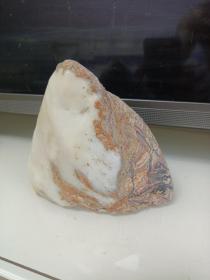 天然灵壁石--白灵壁玉摆件（20厘米*18厘米）