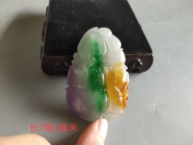 清代天然翡翠葫芦挂件