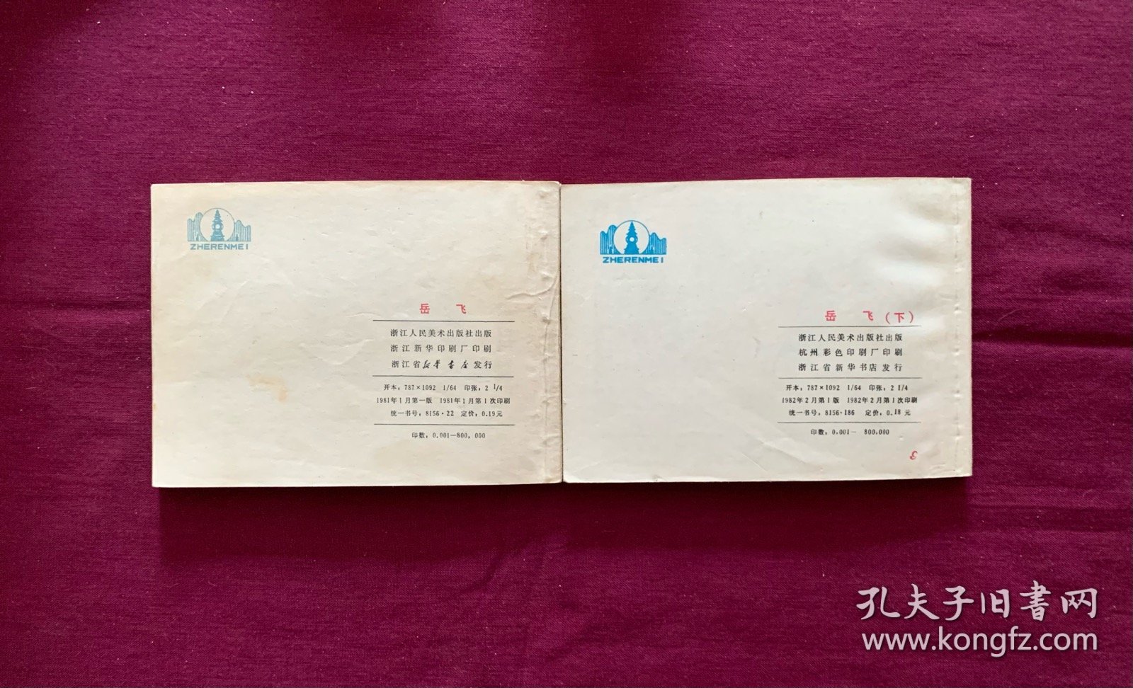 岳飞（上下两册）