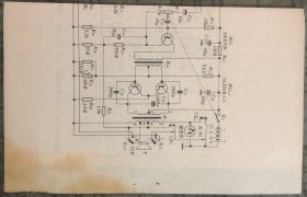 上海工农兵601型晶体管超外差收音机电路图 / 上海红旗604型晶体管超外差收音机电路图