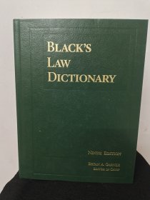 Black's Law Dictionary, Standard Ninth Edition布莱克法律词典 精装第9版