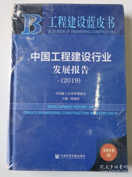 工程建设蓝皮书：中国工程建设行业发展报告（2019）