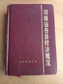 河南省各县经济概况（1980-1986）