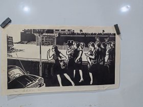八十年代杜仁召木刻版画/通航时刻