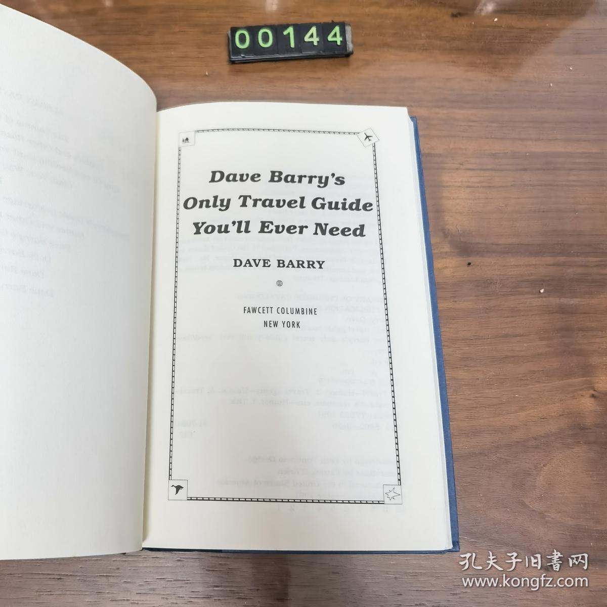 英文 Dave Barrys Only Travel Guide Youll Ever Need