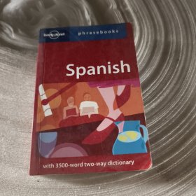 实物拍照：lonely plonet phrasebooks spanish