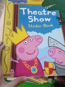 英文原版 Peppa Pig: Theatre Show Sticker Book 小豬佩奇的劇場秀 貼紙書 英文版 進口英語原版書籍