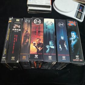 DVD 24小时反恐任务，第一季6碟,第二季7碟，第三季7碟，第四季7碟-，第五季7碟，第6季7碟+第六季首映纪念版1碟。盒装共计42碟合售